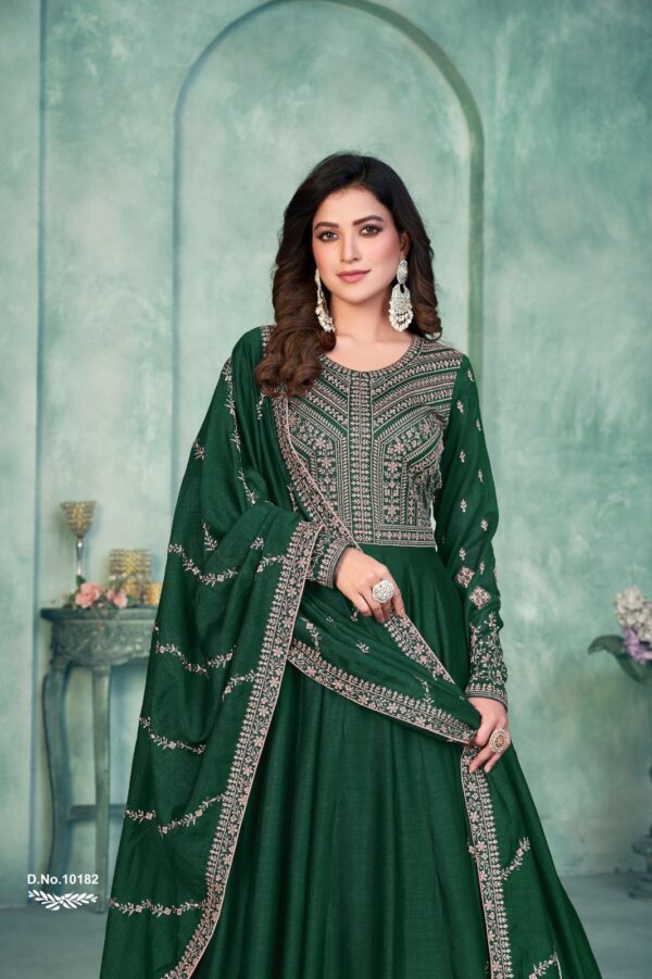 Anjubaa Vol 18 Designer Art Silk Salwar Kameez Catalog Wholesale Collection Exporter - Image 10