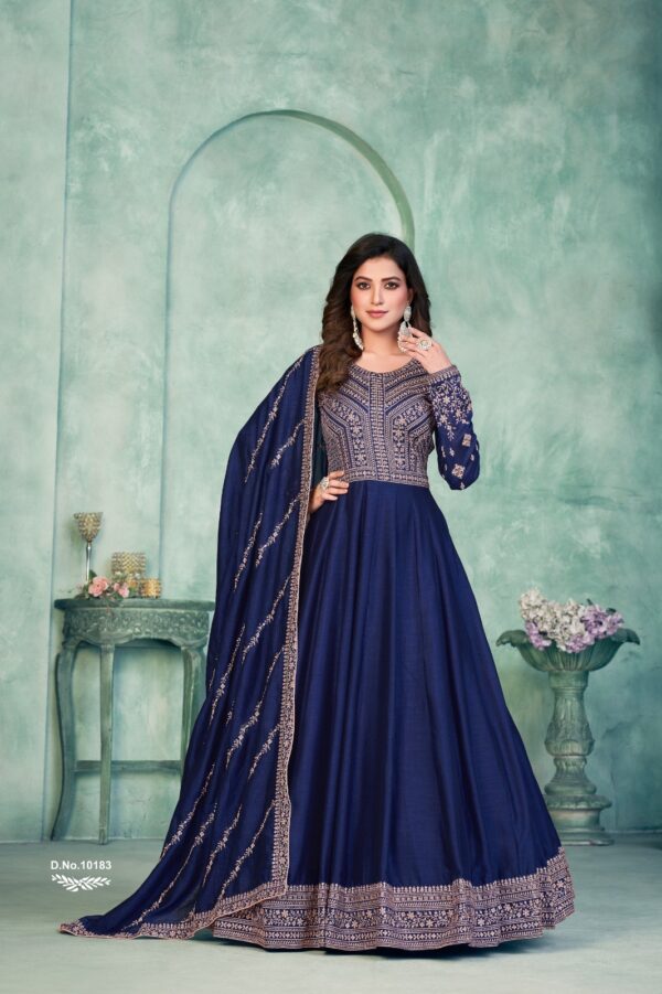 Anjubaa Vol 18 Designer Art Silk Salwar Kameez Catalog Wholesale Collection Exporter - Image 6
