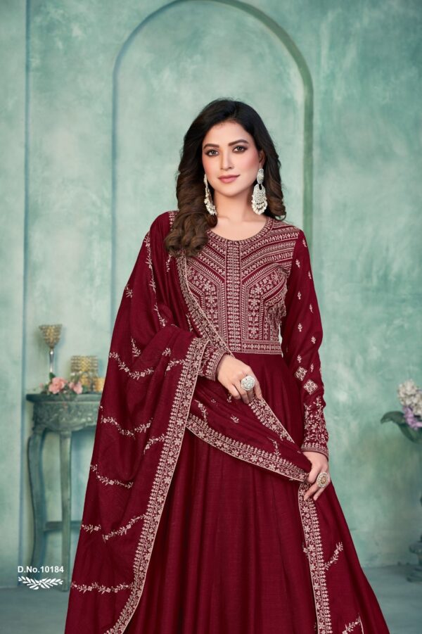 Anjubaa Vol 18 Designer Art Silk Salwar Kameez Catalog Wholesale Collection Exporter - Image 2