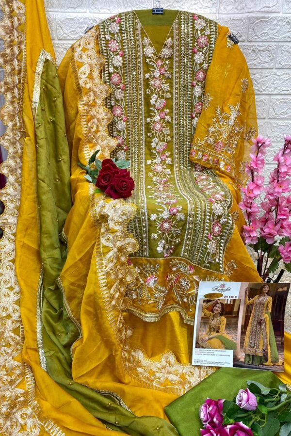 Ramsha R 548 D Ready Made Pakistani Salwar Suits Wholesale Collection Supplier