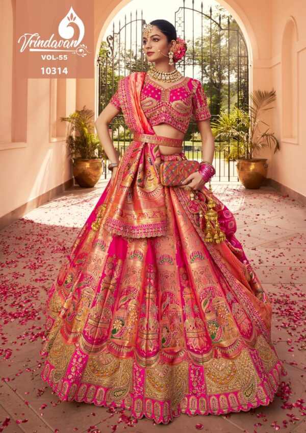 Royal Vrindavan Vol 55 Designer Lehenga Choli Catalog Wholesale Collection Exporter - Image 7