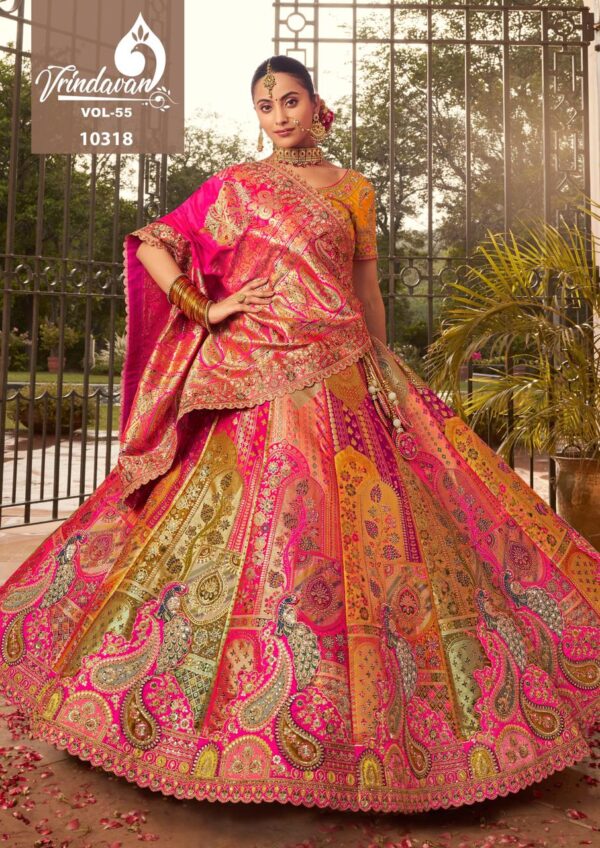 Royal Vrindavan Vol 55 Designer Lehenga Choli Catalog Wholesale Collection Exporter - Image 3