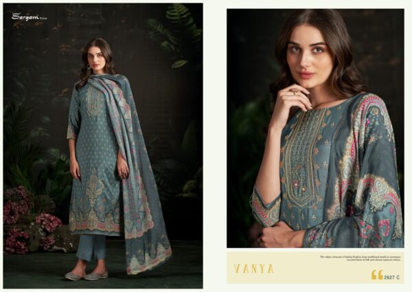 Sargam Vanya Viscose Muslin Digital Printed Salwar Kameez Collection - Image 2