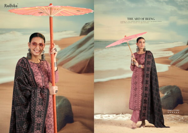 Radhika Azara Blossom Vol 16 Cotton Designer Printed Dress Material Wholesale Catalog Collection Supplier - Image 2
