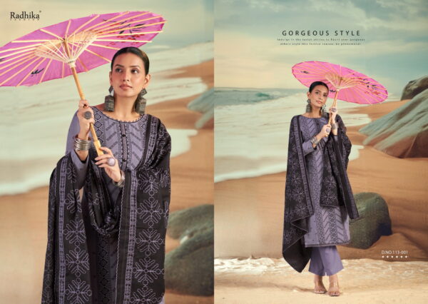 Radhika Azara Blossom Vol 16 Cotton Designer Printed Dress Material Wholesale Catalog Collection Supplier - Image 4