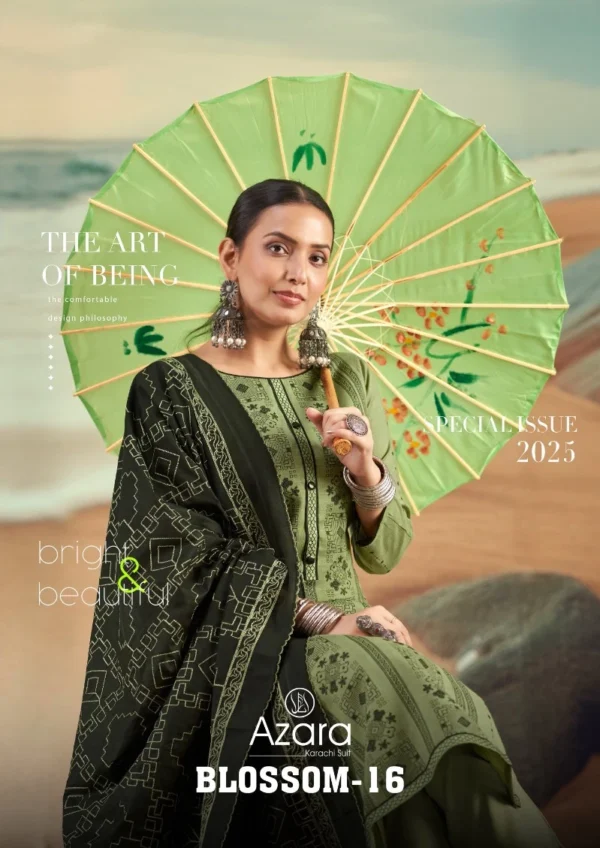Radhika Azara Blossom Vol 16 Cotton Designer Printed Dress Material Wholesale Catalog Collection Supplier